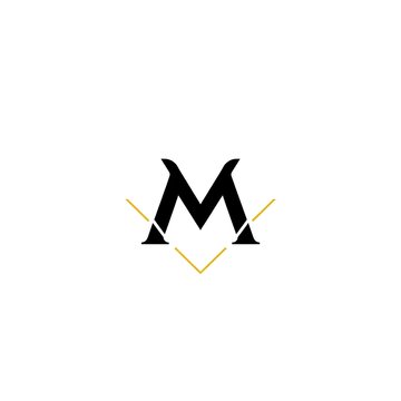 M logo template design,M logo designe ai gnarator.