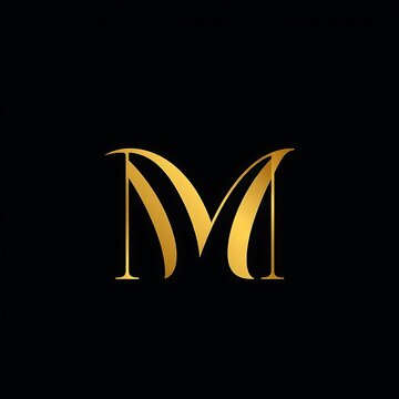 M logo template design,M logo designe ai gnarator.