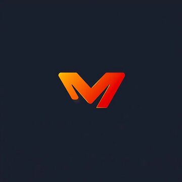M logo template design,M logo designe ai gnarator.