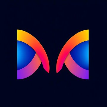 M logo template design,M logo designe ai gnarator.