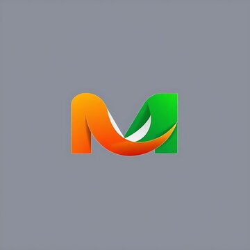 M logo template design,M logo designe ai gnarator.