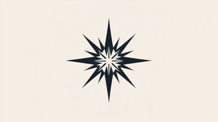 Poster - Minimalist Star Icon Design for Modern Aesthetics and Creative Projects
