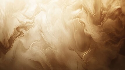 Poster - mocha mousse color 2025, swirling abstract design featuring warm tones of beige and brown creating a