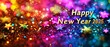© Albert - a colorful happy new year background with stars and sparkles