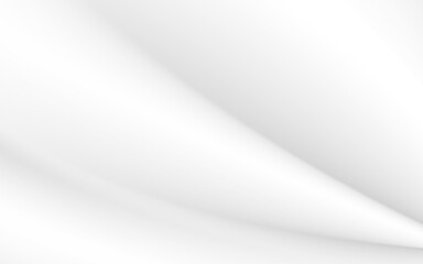 Poster - smooth white abstract background design curve gradient clean modern minimal simple