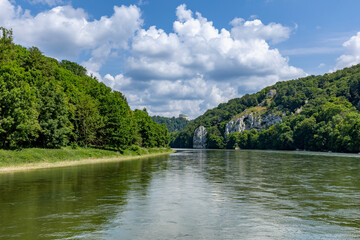 Sticker - Bootsfahrt auf der Donau