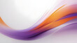 © Nadiya - Soft gradient wave design with purple and orange tones on a light background for creative applications