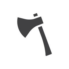 Fototapete - Axe icon simple vector symbol