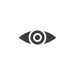 Fototapete - Eye icon simple vector symbol