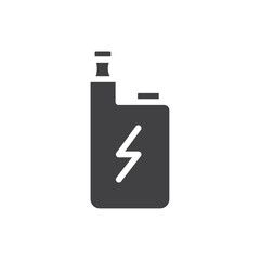 Fototapete - Electronic cigarette icon simple vector symbol