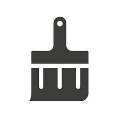 Fototapete - Paint brush icon simple vector symbol