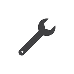 Fototapete - Wrench icon simple vector symbol