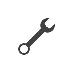 Fototapete - Wrench icon simple vector symbol