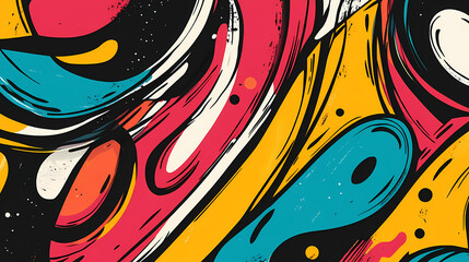 Wall Mural - colorful abstract circle