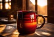 © Yaroslava - vibrant coffee mug showcasing rich aromatic brew warm tones inviting glaze enthusiasts bold flavorful beverages, cup, drink, hot, black, liquid, steam