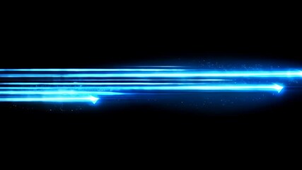 Poster - Futuristic light trails abstract background. Dynamic digital animation. High-speed data transmission concept. Sci-fi visualization. Future technology