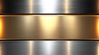 © MCGORIE - Sleek gradient design combining gold, silver, and bronze metallic textures, perfect for business presentations or web banners. The shiny and reflective quality adds sophistication and professionalism.