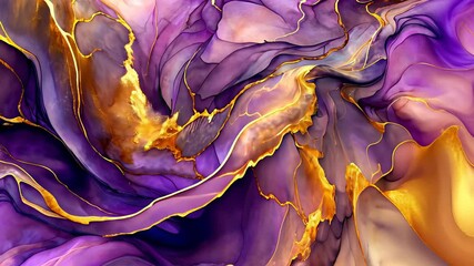 Poster - Mesmerizing swirling colors create a stunning abstract art piece inspired by nature's beauty and energetic fluidity. Generative AI