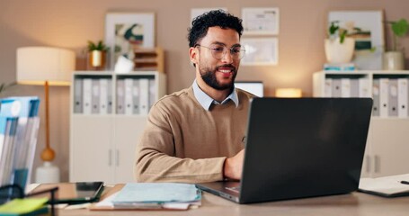 Aufkleber - Man, doctor and laptop with video call for telehealth, online consultation or virtual meeting at hospital. Male person, medical consultant and talking with computer for health advice or assistance