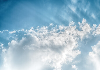 Wall Mural - sky clouds art sunrise background