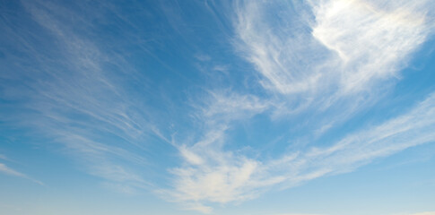 Wall Mural - Blue sky and white clouds.