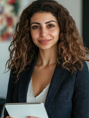 Poster - Professional Businesswoman Posing for Portrait