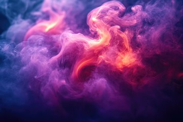 Aufkleber - A blurred image of smoke particles suspended in air