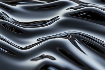 Poster - A close-up view of a shiny surface, suitable for use in advertising and commercial photography