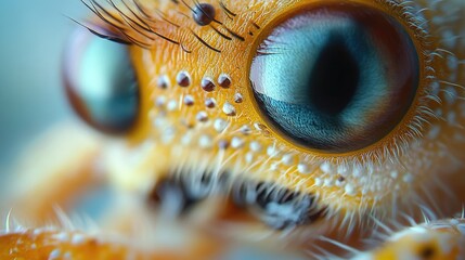 Poster - Insect eyes magnified, macro photography