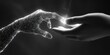© Ева Поликарпова - Two hands clasped together forming a heart shape