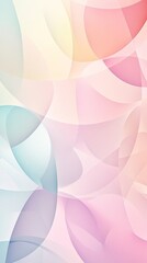 Canvas Print - Pastel Abstract Geometric Background Design