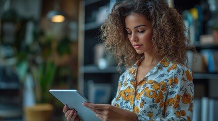 Poster - A person working on a tablet computer