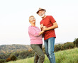 © Lumos sp - woman man outdoor senior couple happy lifestyle retirement together smiling love old nature mature