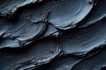 Aufkleber - A close-up shot of black paint on a wall
