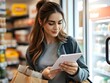 © keyza - woman shopping in mall
