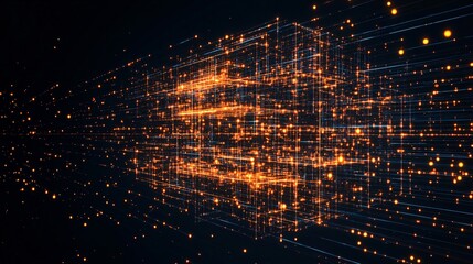 Poster - Digital Data Storage Visualization with Engaging Graphics