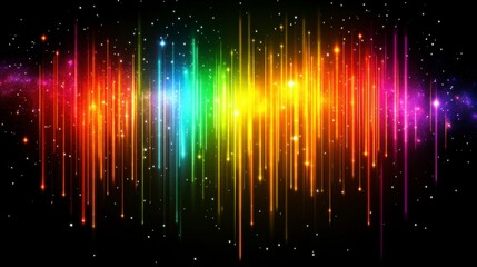 Wall Mural - A mesmerizing space scene with vibrant nebulas and distant galaxies. Abstract cosmic background filled with star clusters and colorful interstellar clouds.