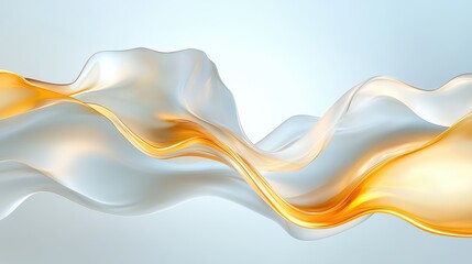 Poster - Soft mocha mousse color field gradual transition abstract art digital design modern aesthetic artistic viewpoint
