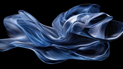 Poster - Surreal liquidlike textures morphing into abstract forms digital art dark background fluid motion conceptual design for seo impact