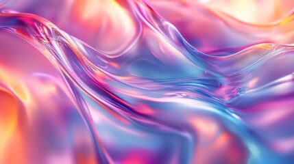 Poster - Digital background with glowing, futuristic tones and sleek, high-tech textures.
