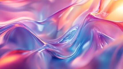 Poster - Digital background with glowing, futuristic tones and sleek, high-tech textures.