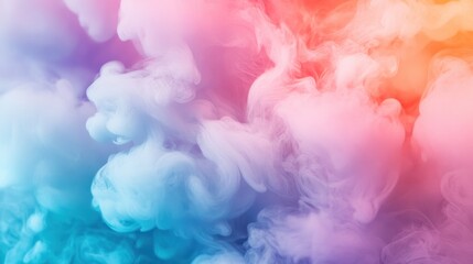 Poster - Dreamy pastel gradient background with artistic color transitions.