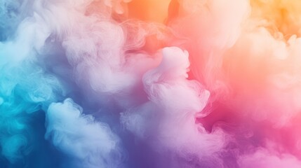 Poster - Dreamy pastel gradient background with artistic color transitions.