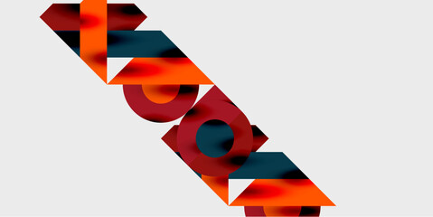 Poster - Vibrant abstract background circles with smooth gradients, creating a dynamic and modern design. Ideal for creative, tech, or contemporary-themed projects