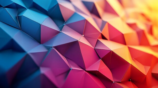 Immersive Desktop Wallpaper with Geometric Pattern and Minimalist Style