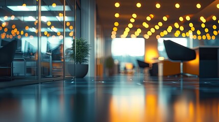Aufkleber - The image reflects a high-tech office environment where digital processes are streamlined and enhanced, focusing on efficient management and customer service.