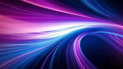 Poster - Vibrant swirling colors in motion, abstract light trails. Digital art and modern design inspiration