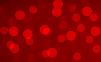 Wall Mural - Background bokeh red abstract pattern design glitter celebration night fantasy bubble decoration bright glowing festive holidays backdrop , glimmer effect glamour magic heaven glowing Fantasy.