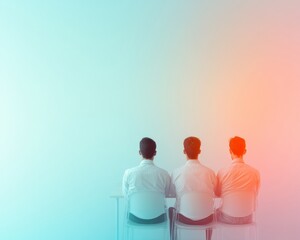 Poster - Dreamlike Study Session Students in Surreal Pastel Atmosphere