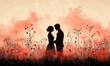 © Andreas - Illustration of a couple in love, man and woman.